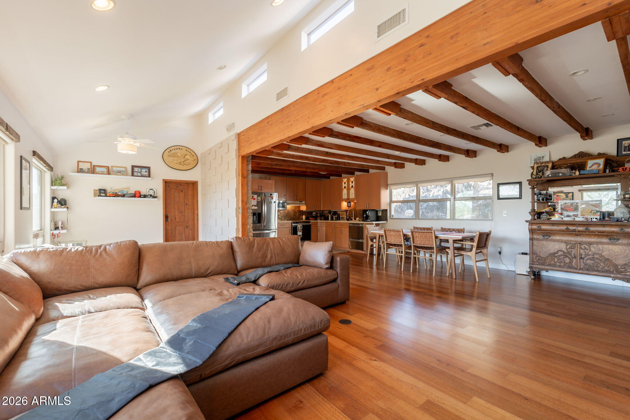 1902 East Cortez Street Phoenix, AZ 85020 - Photo 18 of 60 a living room with furniture and kitchen view