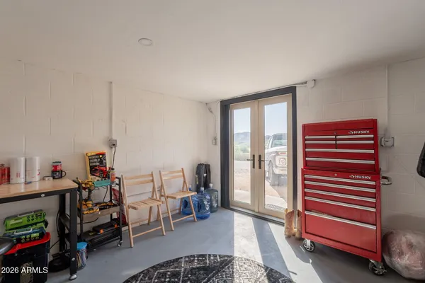 a view of a terrace with couches