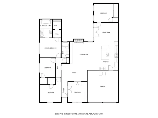 a picture of a floor plan