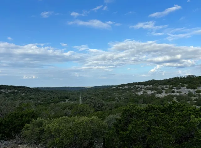 a view of a city and mountains