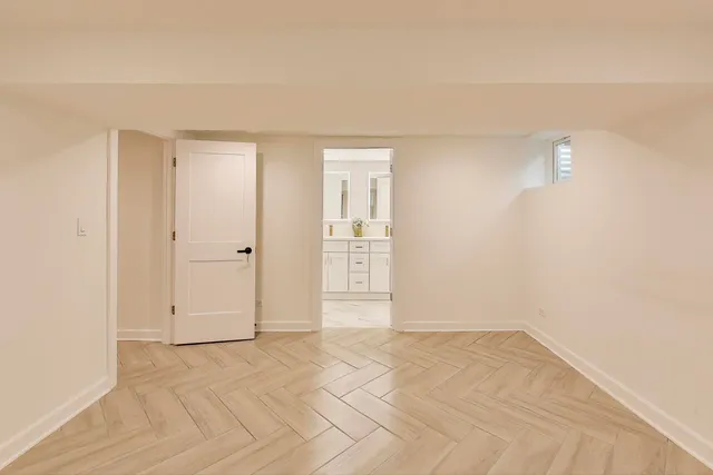 wooden floor in a room