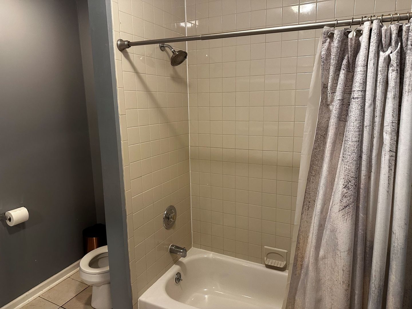 4014 South Drexel Boulevard, Unit 4R Chicago, IL 60653 - Photo 8 of 23 a bathroom with a shower and a toilet