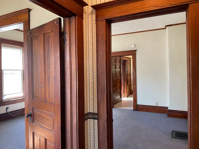 a view of front door