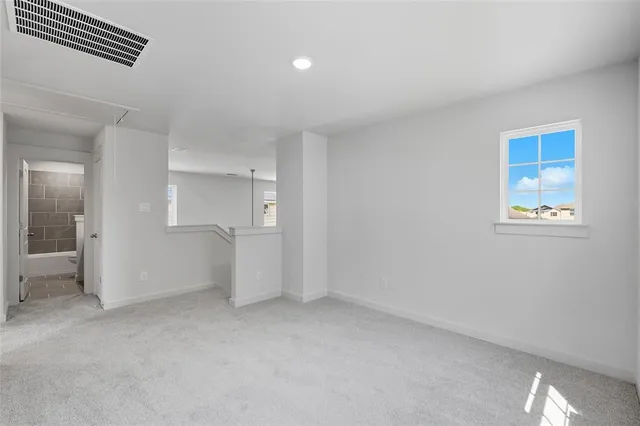 an empty room with a empty space