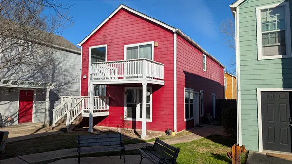 a front view of a house with porch