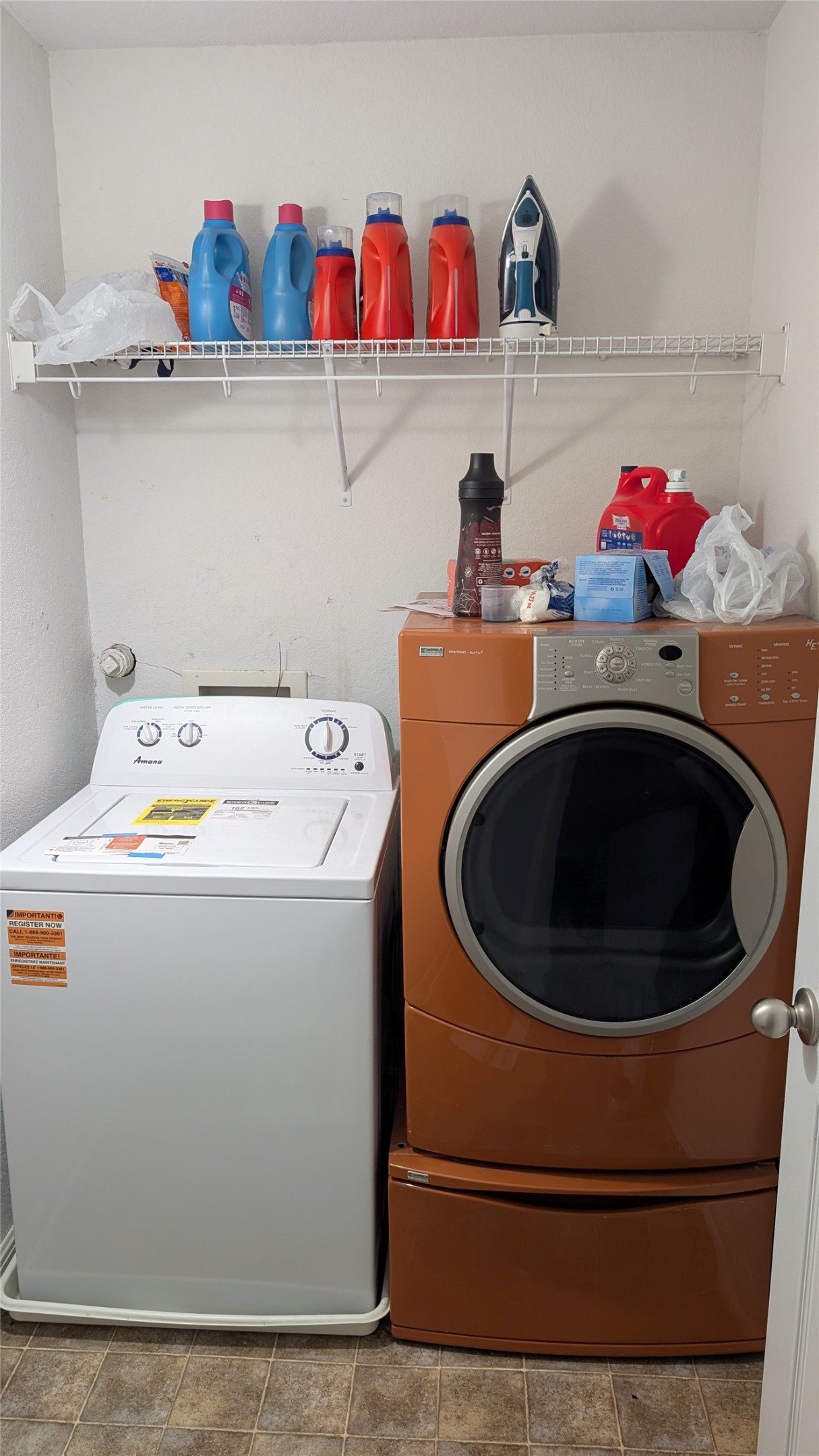 254 Trestle Tree, Unit AB San Marcos, TX 78666 - Photo 19 of 19 a utility room with dryer and washer