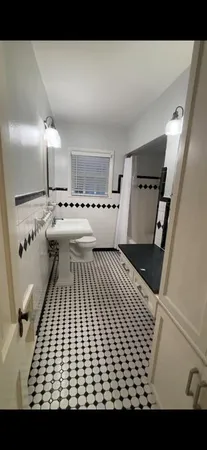 a view of a hall way