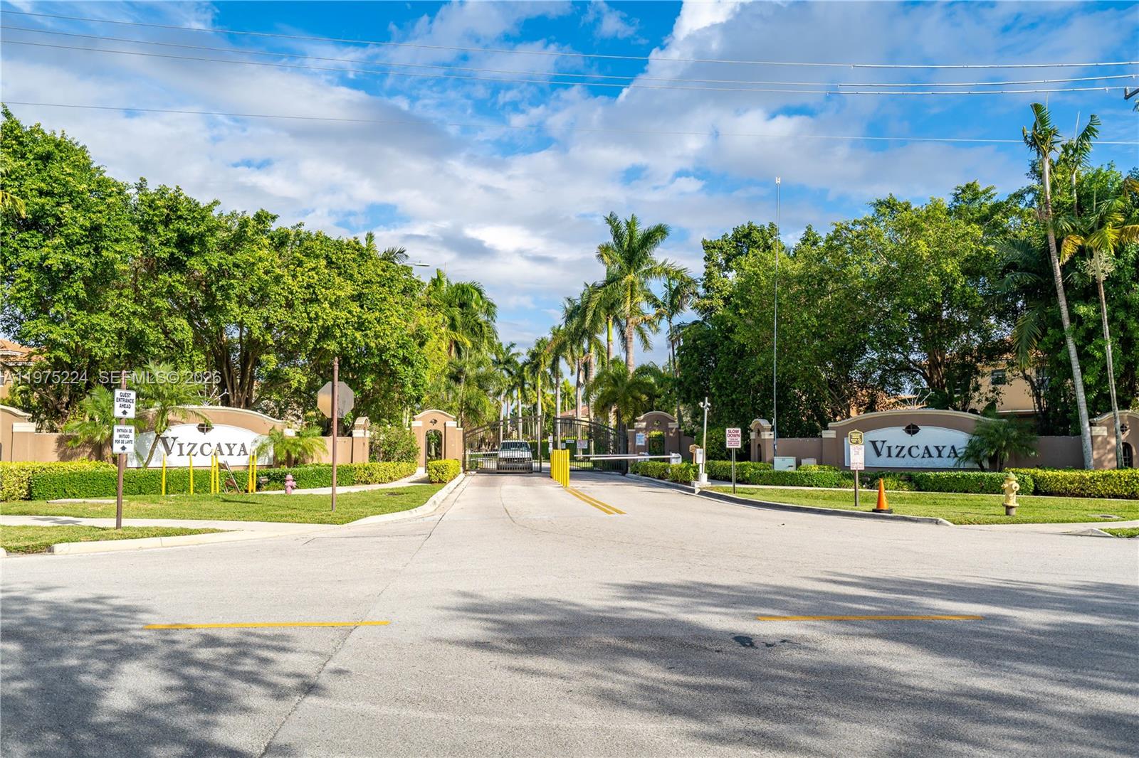 14046 Southwest 49th Street, Unit 16 Miramar, FL 33027 - Photo 43 of 46 RESIDENTS ENTRY GATE