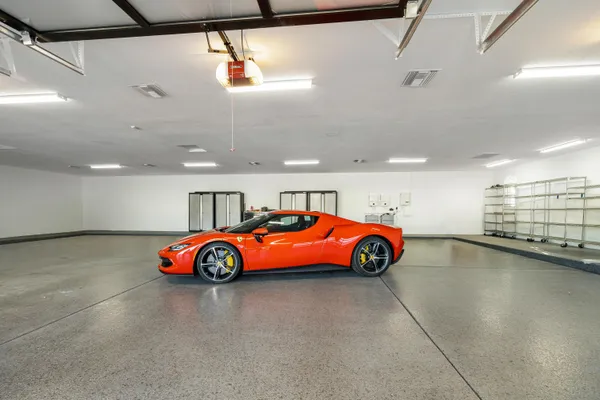 a bath room with a sink and a mirror