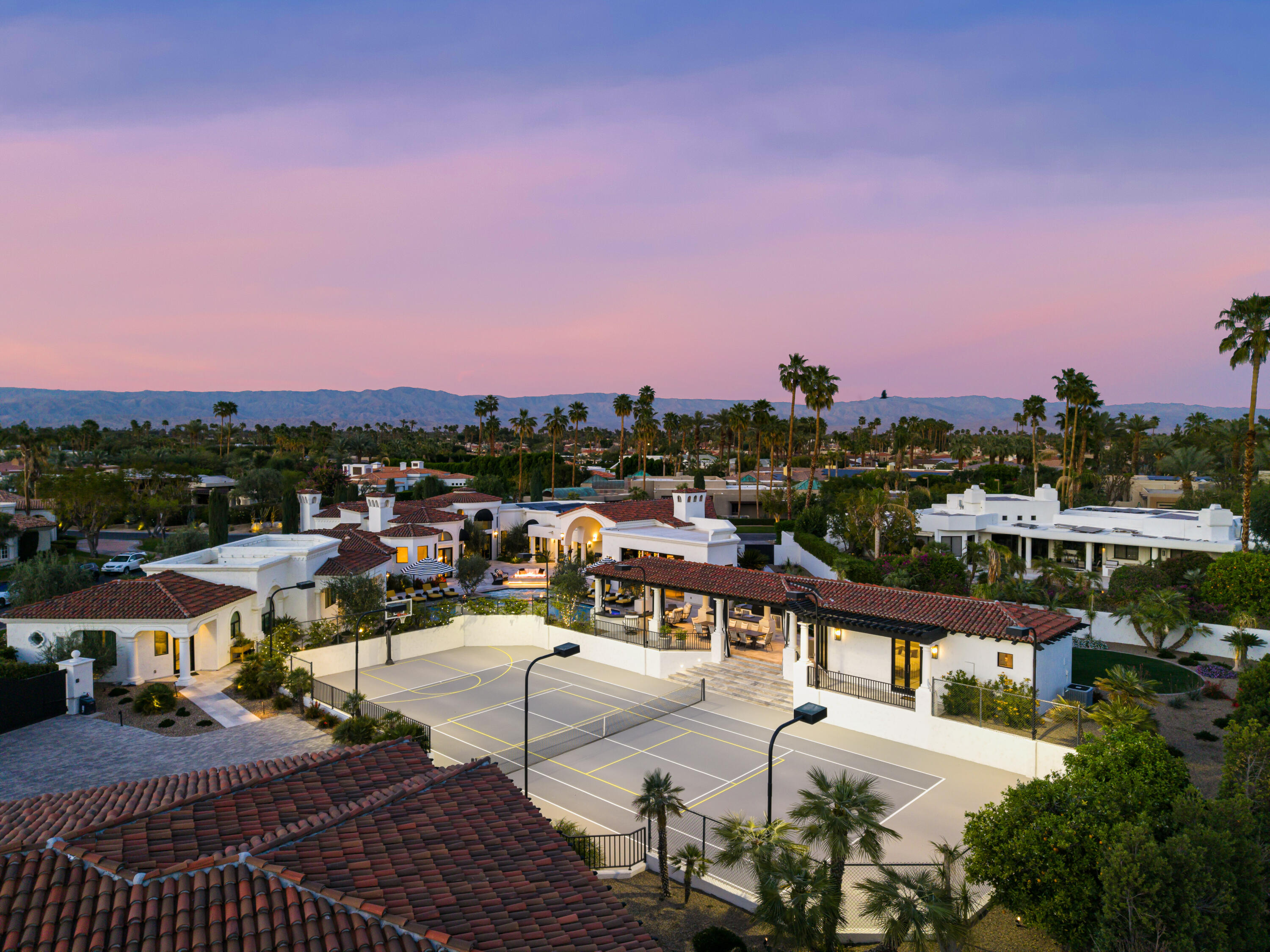 40440 Morningstar Road Rancho Mirage, CA 92270 - Photo 22 of 64 a view of a city from a terrace