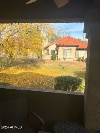 a view of an ocean from a window