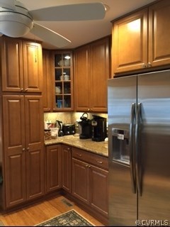 3813 Forest Grove Road Sandy Hook, VA 23153 - Photo 8 of 8 a kitchen with stainless steel appliances granite countertop a refrigerator and a sink