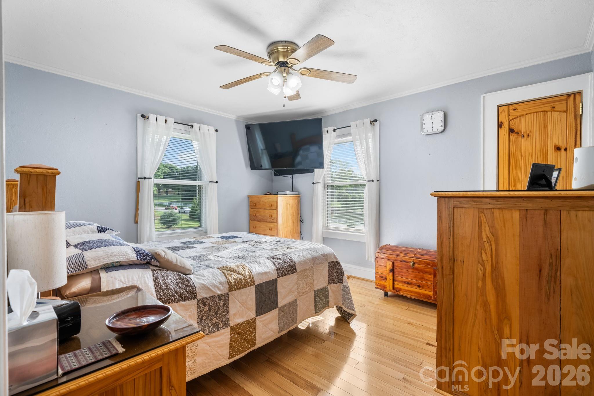 2582 Startown Road Newton, NC 28658 - Photo 13 of 42 a bedroom with a bed and a window
