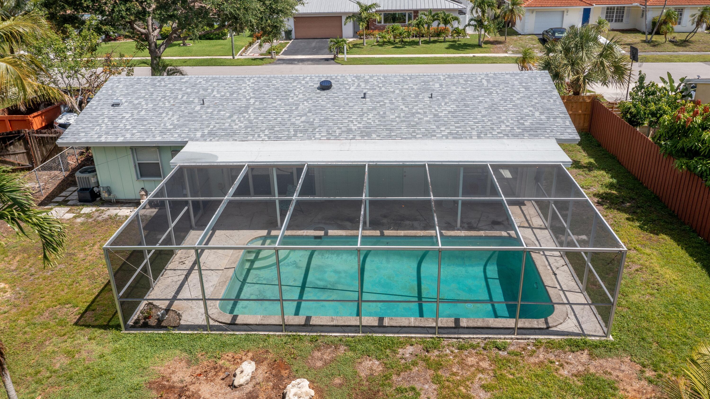 1166 Southwest 4th Street Boca Raton, FL 33486 - Photo 13 of 38 002_Aerial Rear of Home