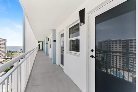 a view of a balcony