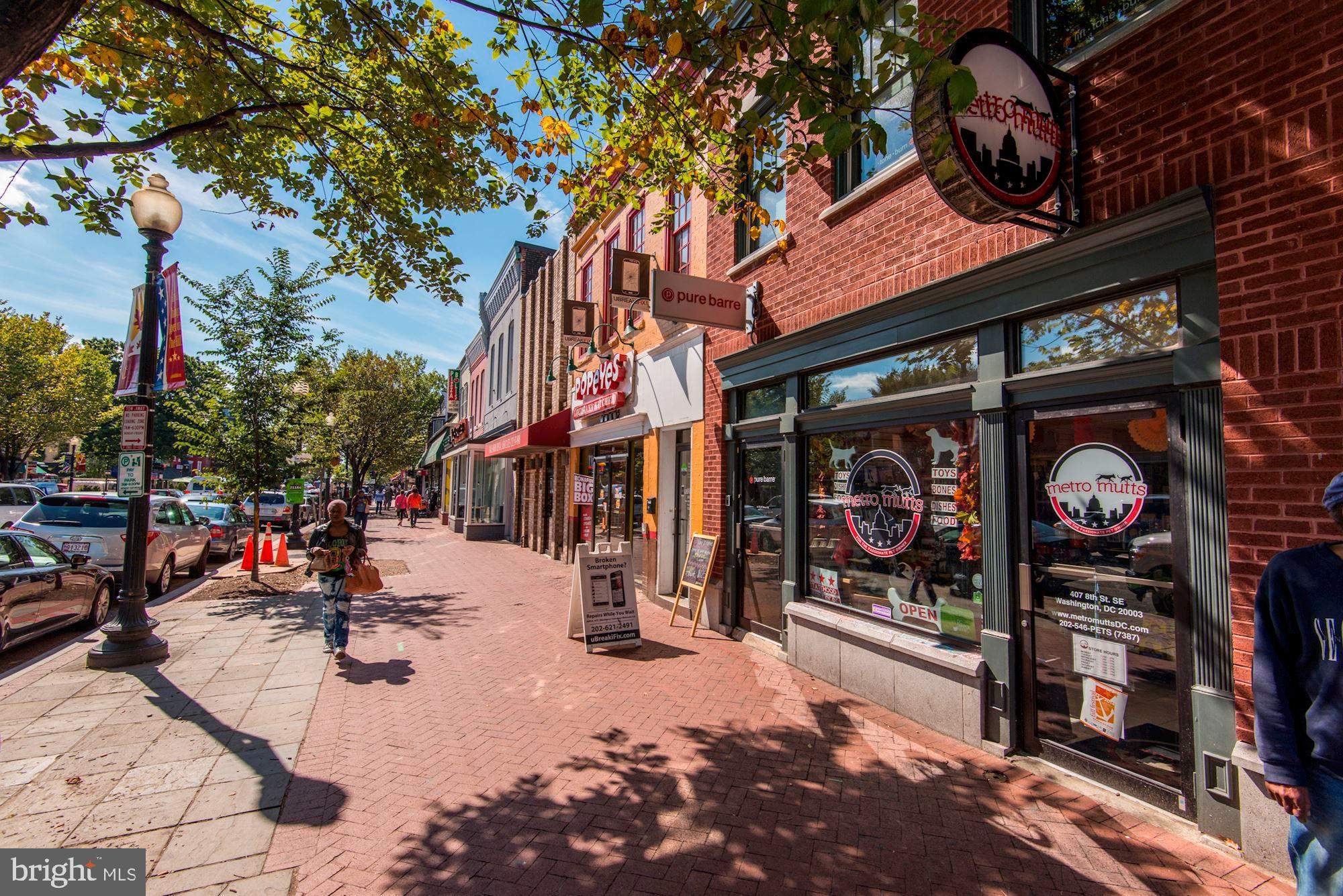 919 E Street Southeast Washington, DC 20003 - Photo 27 of 28 Barracks Row cafes, retail etc - 2 min walk