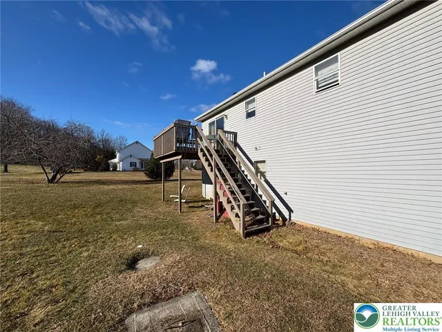 a view of outdoor space with deck