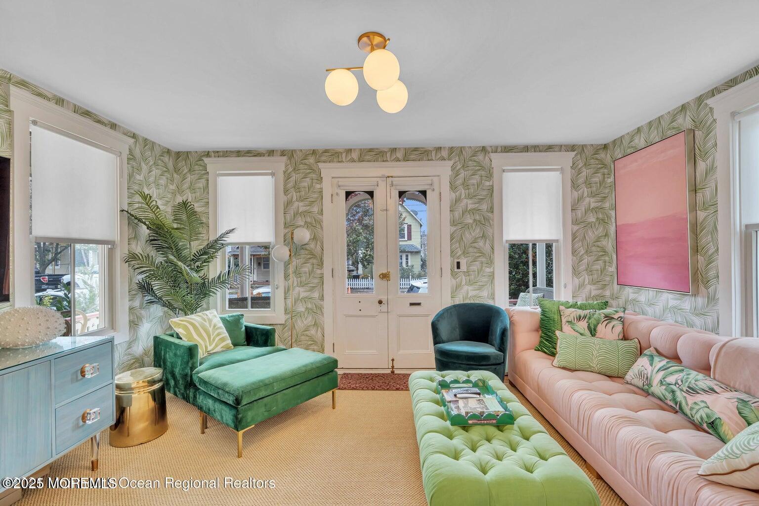 69 Webb Avenue Ocean Grove, NJ 07756 - Photo 13 of 70 a living room with furniture and a large window