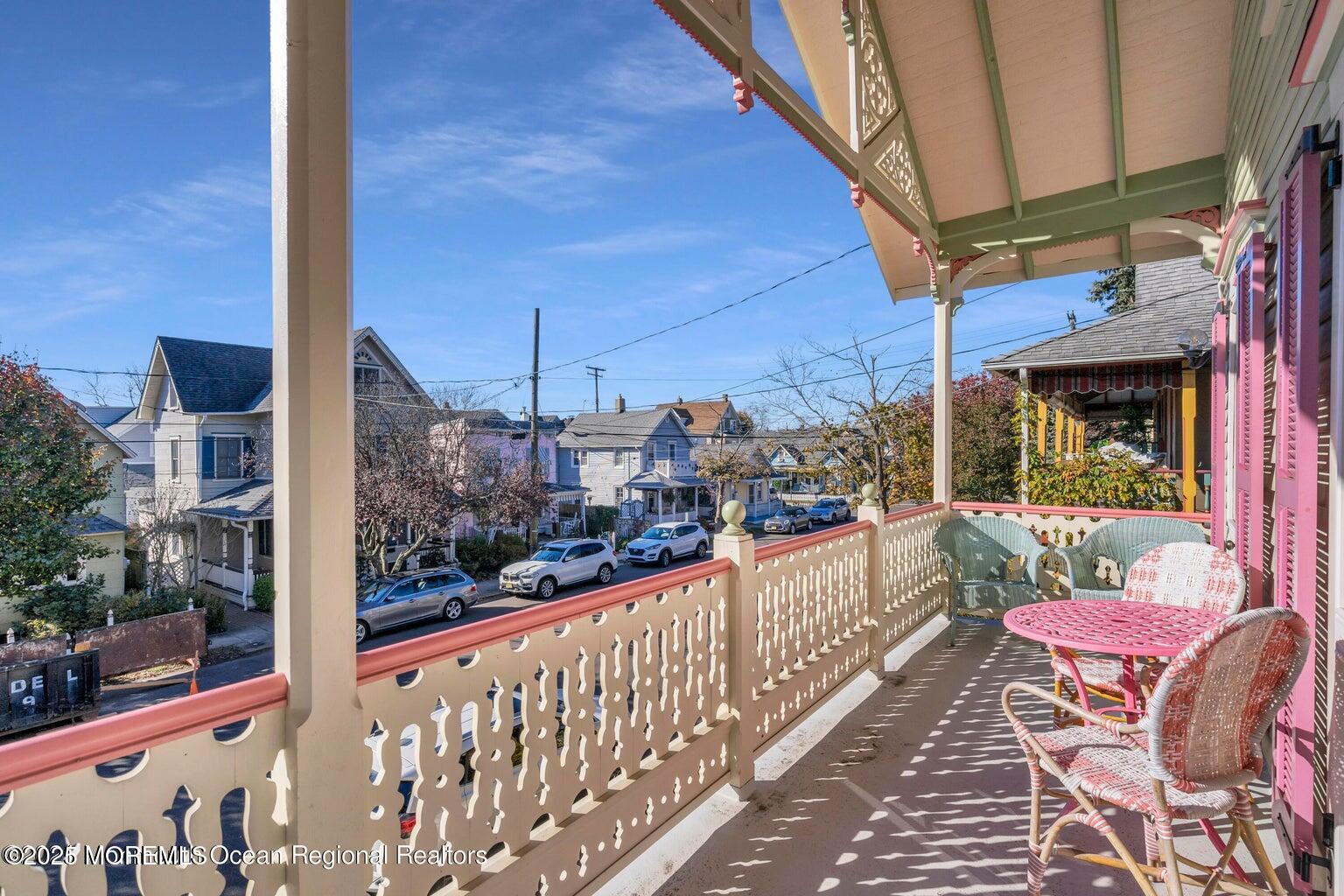 69 Webb Avenue Ocean Grove, NJ 07756 - Photo 47 of 70 a view of a chairs and table in the balcony