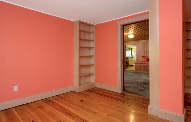 wooden floor in an empty room