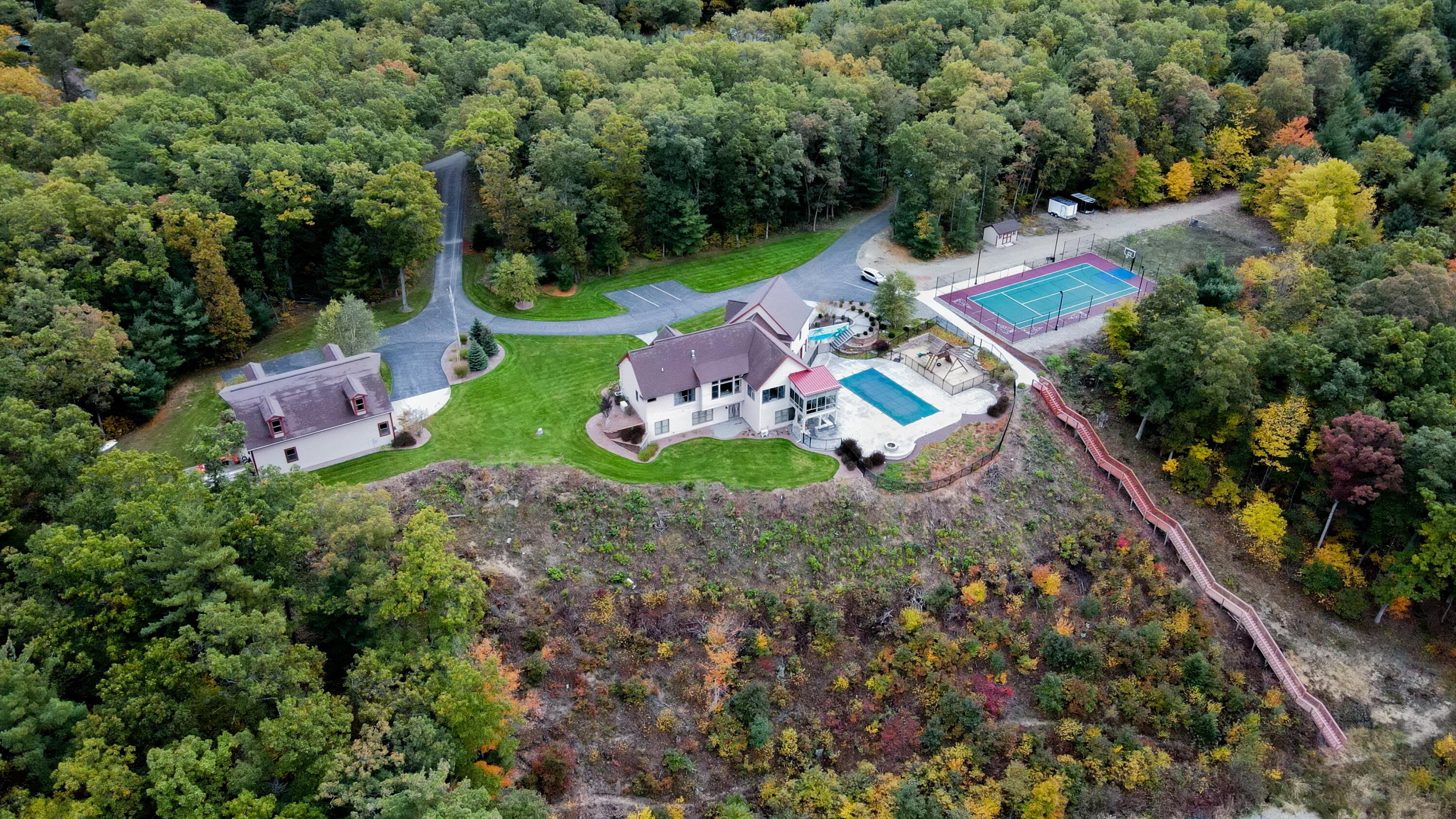 597 Brooks Road North Muskegon, MI 49442 - Photo 44 of 51 597Brookes_aerial-04