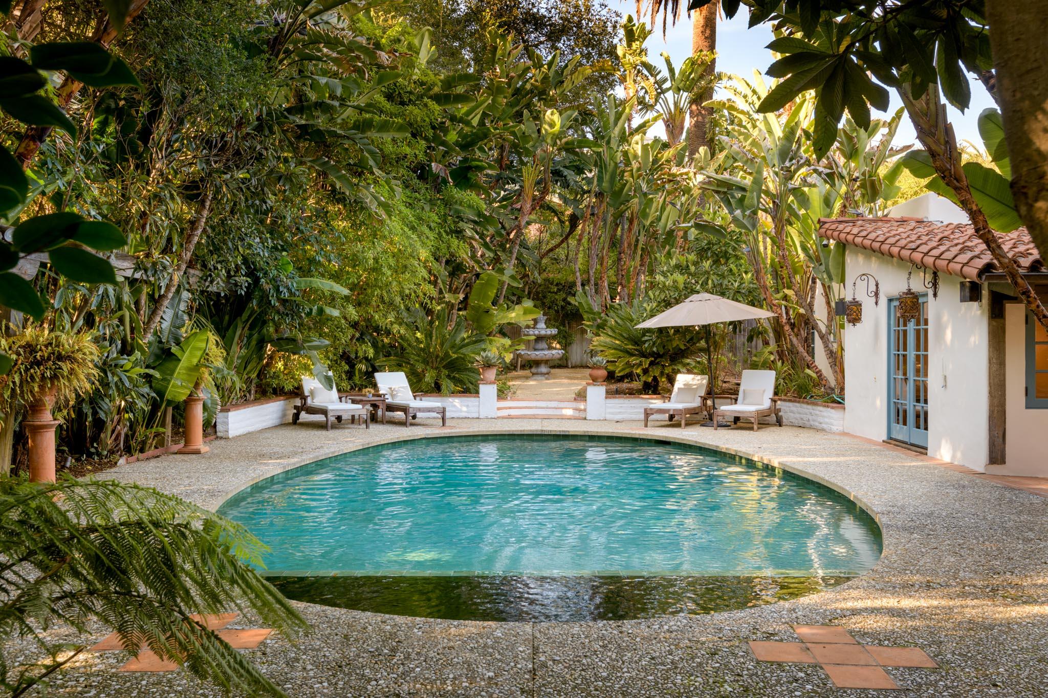 549 Hot Springs Road Montecito, CA 93108 - Photo 11 of 28 Tropical Pool & Spa