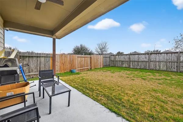 a view of outdoor space with seating