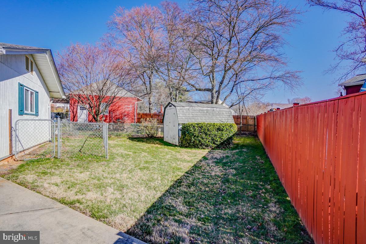 4816 Topping Road Rockville, MD 20852 - Photo 33 of 33 Shed. Partially fenced yard.