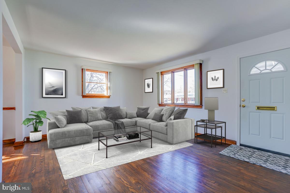 Sunfilled living room.