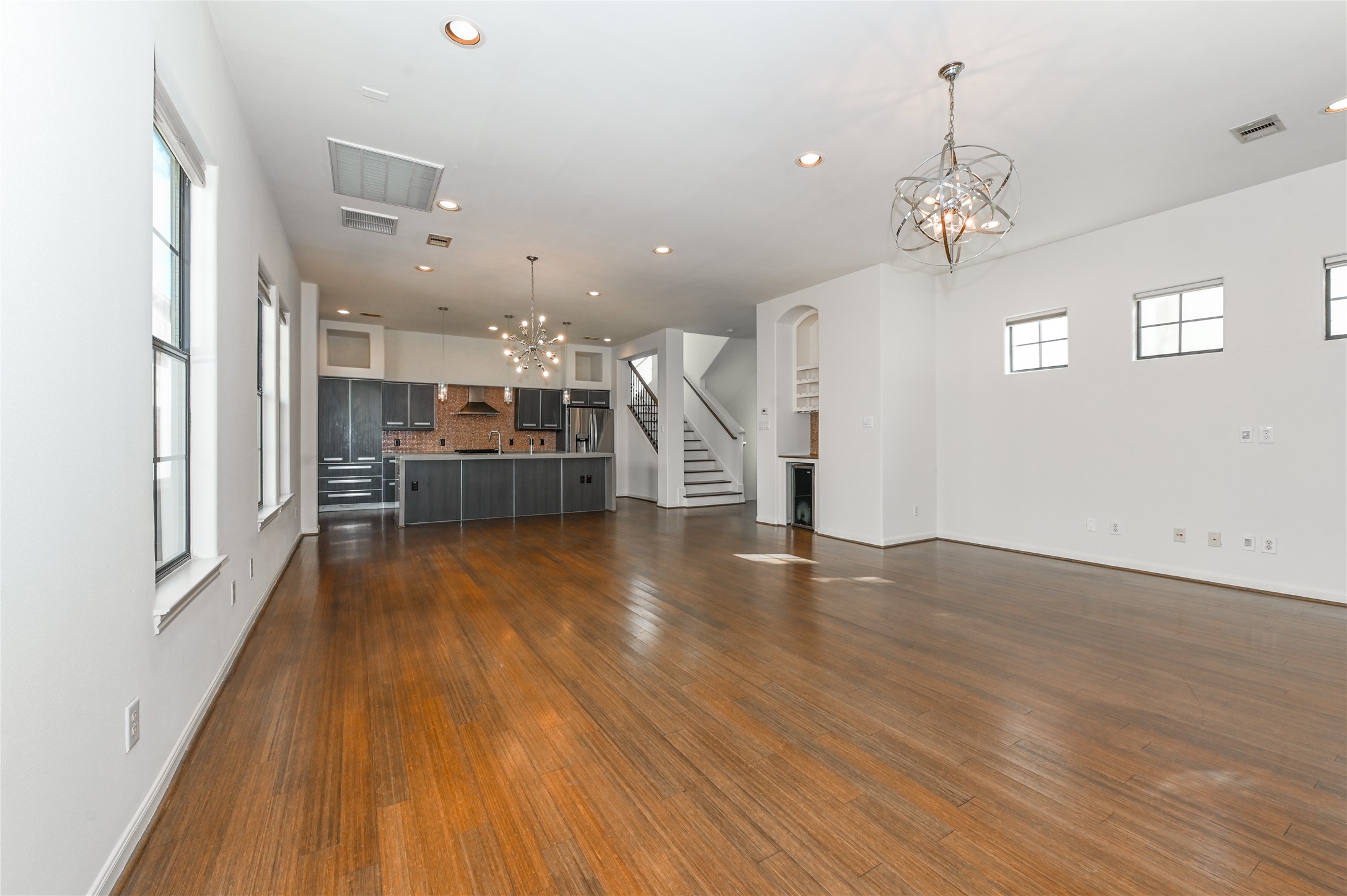 3948 Feagan Street Houston, TX 77007 - Photo 11 of 30 a view of a living room with wooden floors