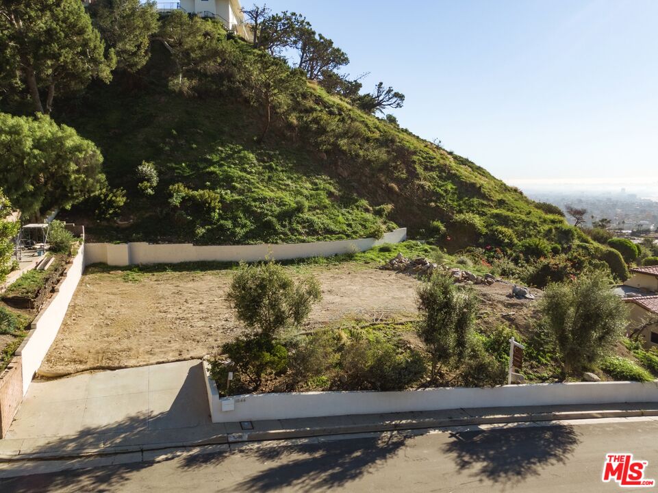 1046 Enchanted Way Pacific Palisades, CA 90272 - Photo 4 of 11 a view of a yard with wooden fence