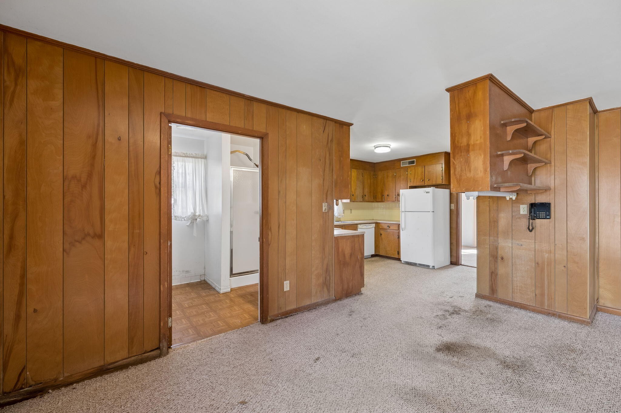 766 Bowling Alley Road Manchester, TN 37355 - Photo 19 of 57 a view of a storage & utility room with a fridge