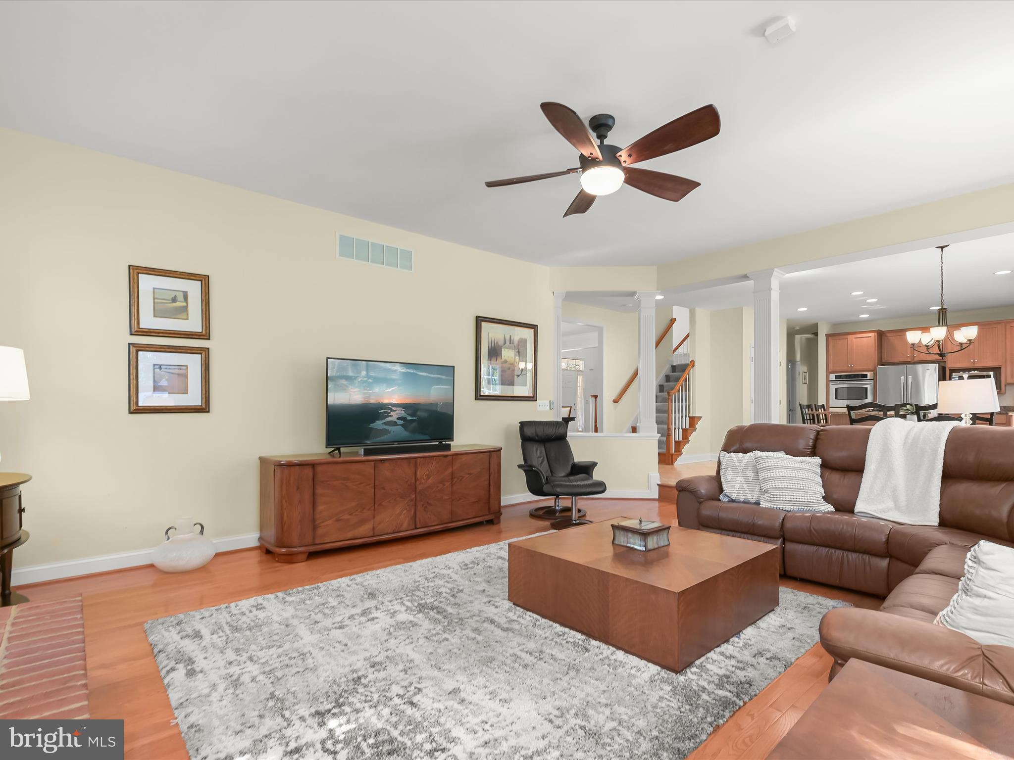 1525 Winfields Lane Gambrills, MD 21054 - Photo 63 of 65 a living room with furniture and a flat screen tv