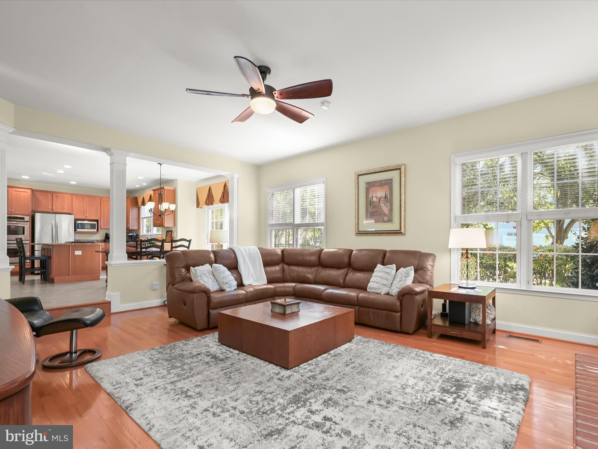 1525 Winfields Lane Gambrills, MD 21054 - Photo 64 of 65 a living room with furniture wooden floor and a large window