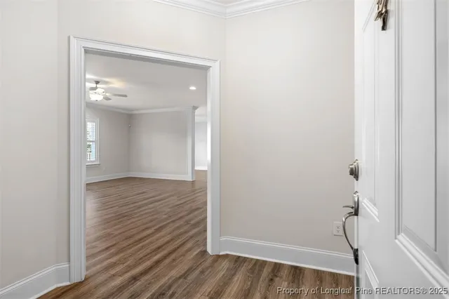 a view of wooden floor