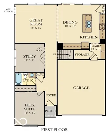 $374,565 | 328 North Addison Drive, Greenfield, IN 46140