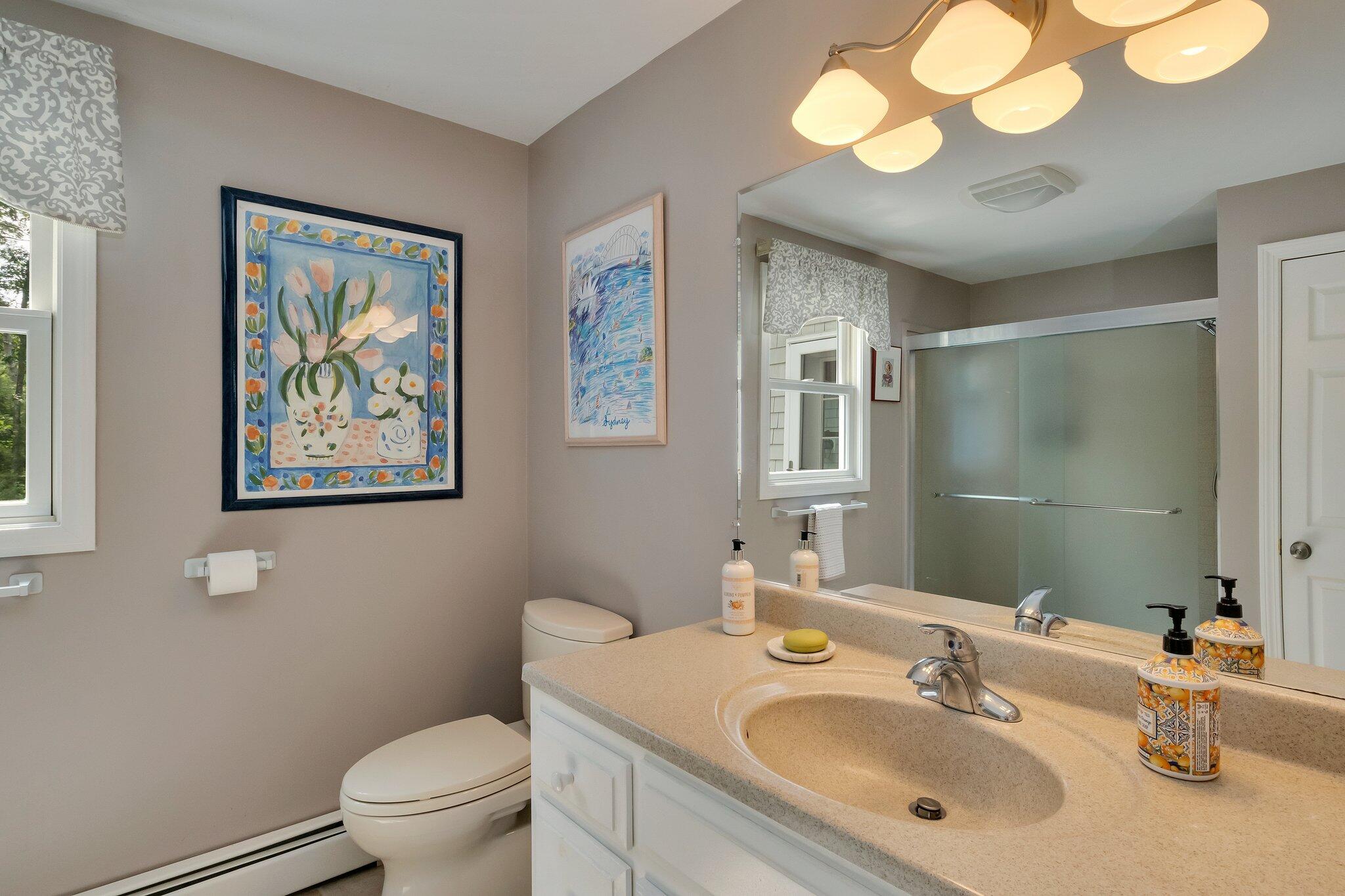 565 Sampsons Mill Road Cotuit, MA 02635 - Photo 38 of 87 1st floor bath with step-in shower