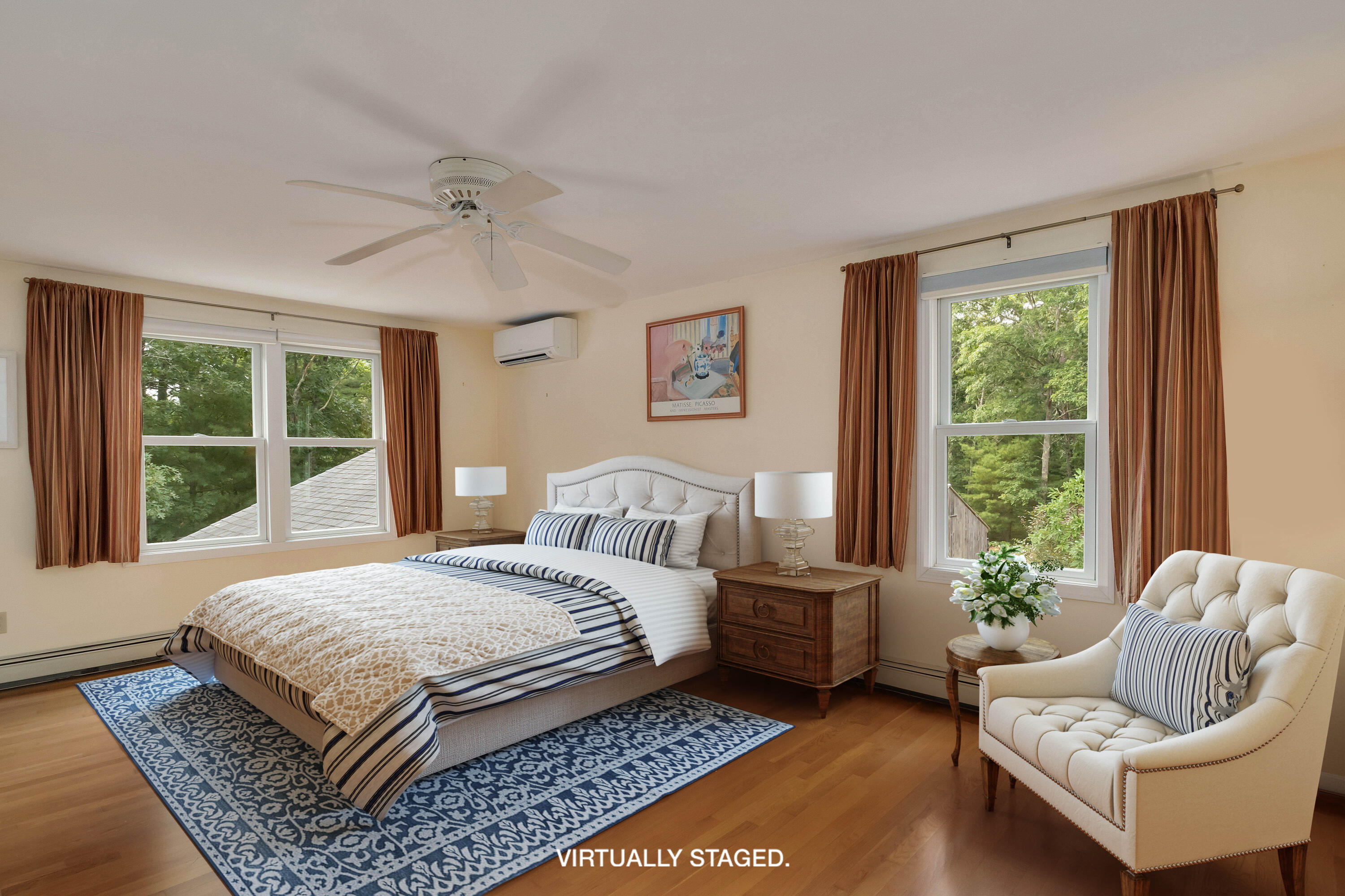 565 Sampsons Mill Road Cotuit, MA 02635 - Photo 41 of 87 a bedroom with a bed and windows