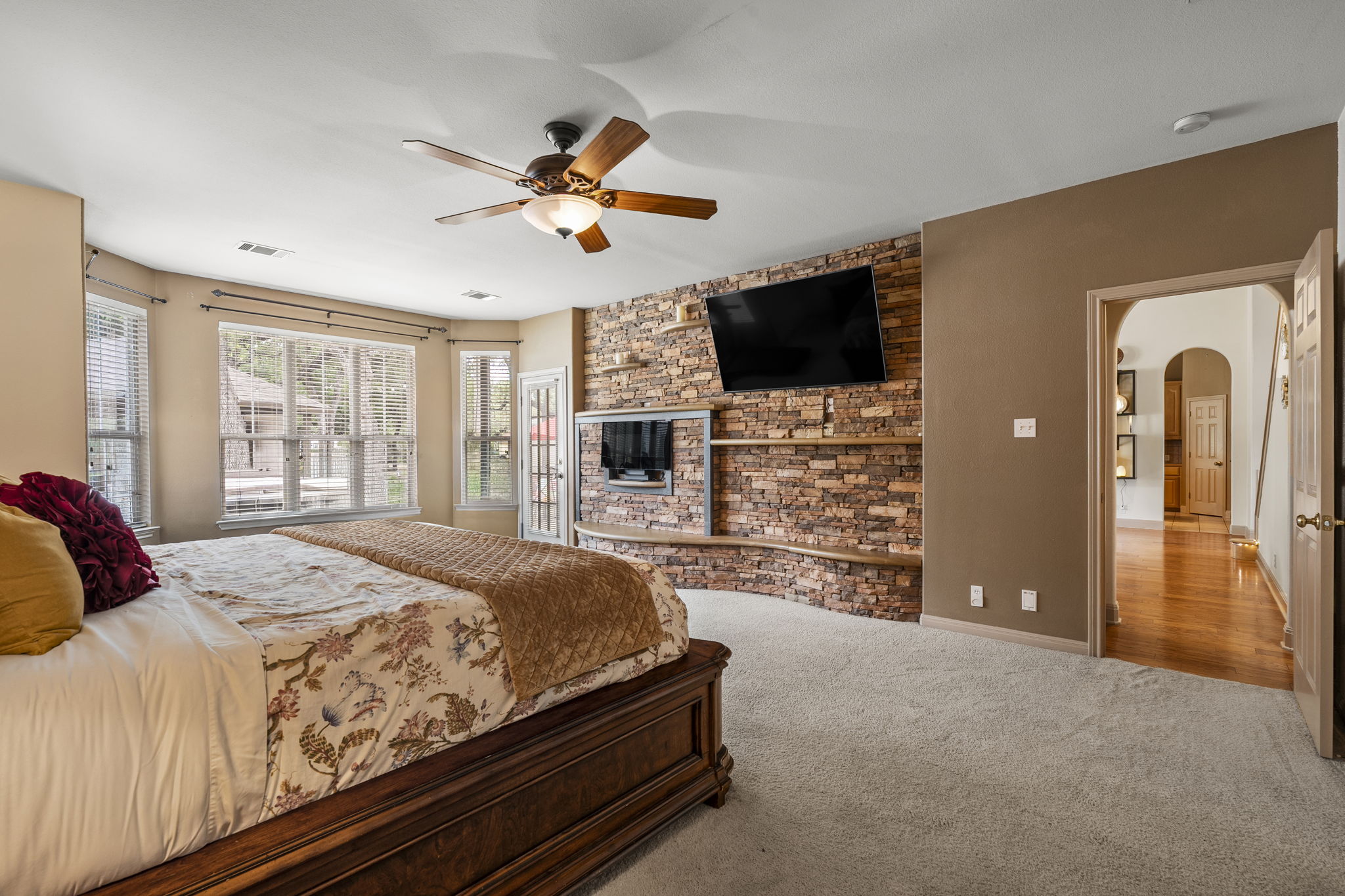 101 Landons Way Georgetown, TX 78633 - Photo 14 of 32 Spacious Primary bedroom with its own access to the exterior