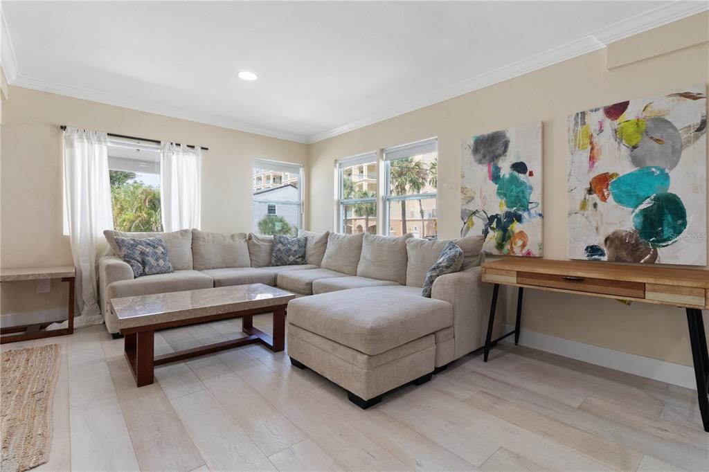 609 North Osceola Avenue Clearwater, FL 33755 - Photo 5 of 47 a living room with furniture and a large window