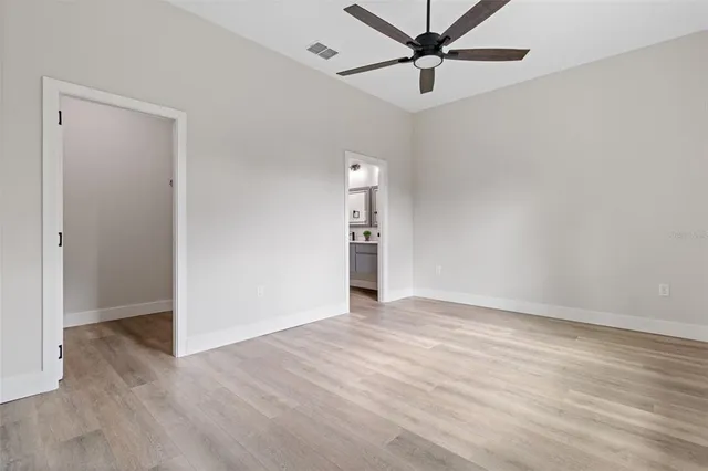 wooden floor in an empty room