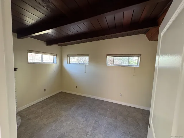 a view of an empty room