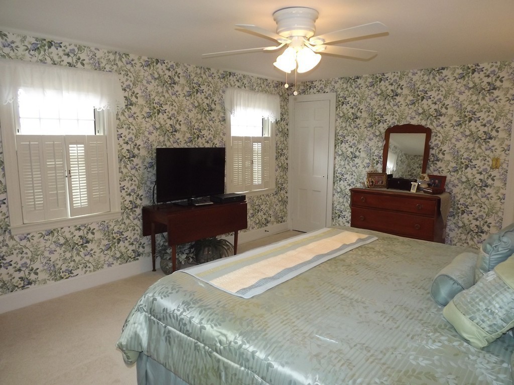 33 Fiske Hill Road Sturbridge, MA 01566 - Photo 17 of 29 a bedroom with a bed and a flat screen tv