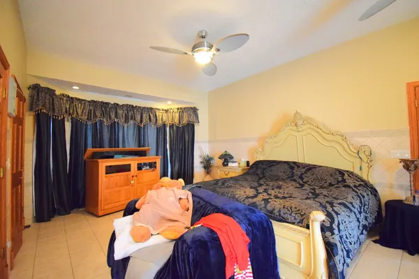 a very nice looking room with a large window