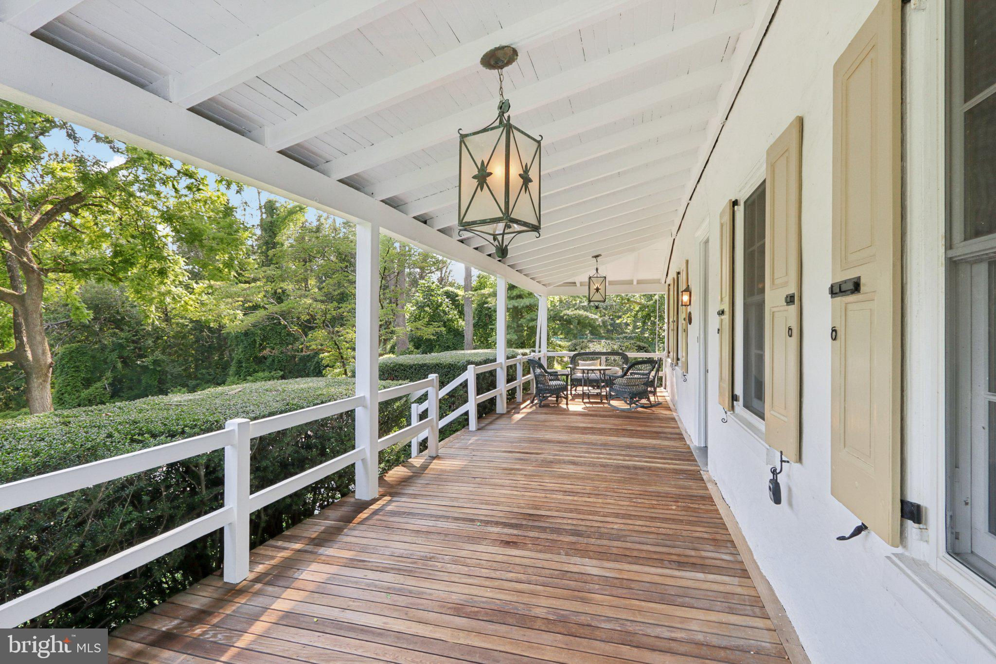 738 South Roberts Road Bryn Mawr, PA 19010 - Photo 8 of 65 Porch and two 1900 lanterns