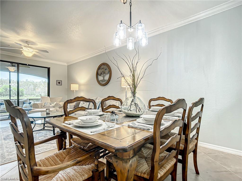 9554 Trevi Court, Unit 4715 Naples, FL 34113 - Photo 22 of 49 a view of a dining room and livingroom view