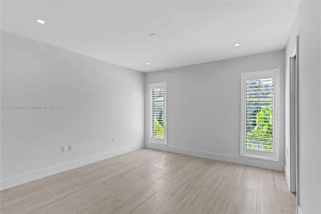 a view of a yard with an outdoor space