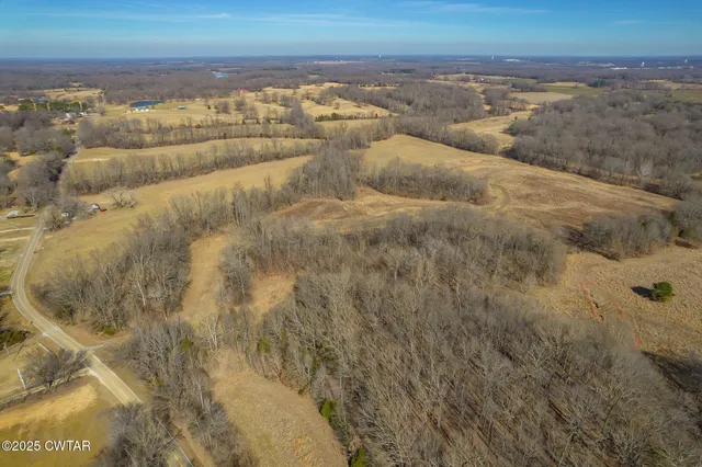 a aerial view of a house