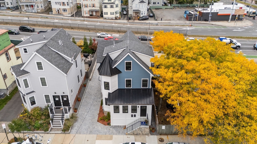 a front view of a house with swimming pool