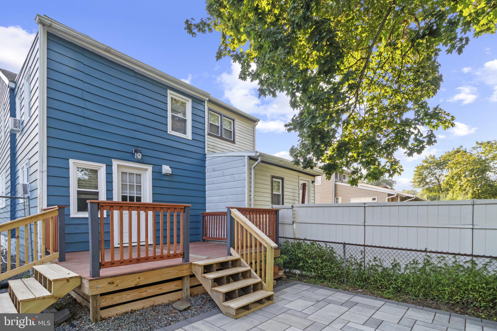 113 Risdon Street Mount Holly, NJ 08060 - Photo 21 of 25 Charming blue home with inviting deck.